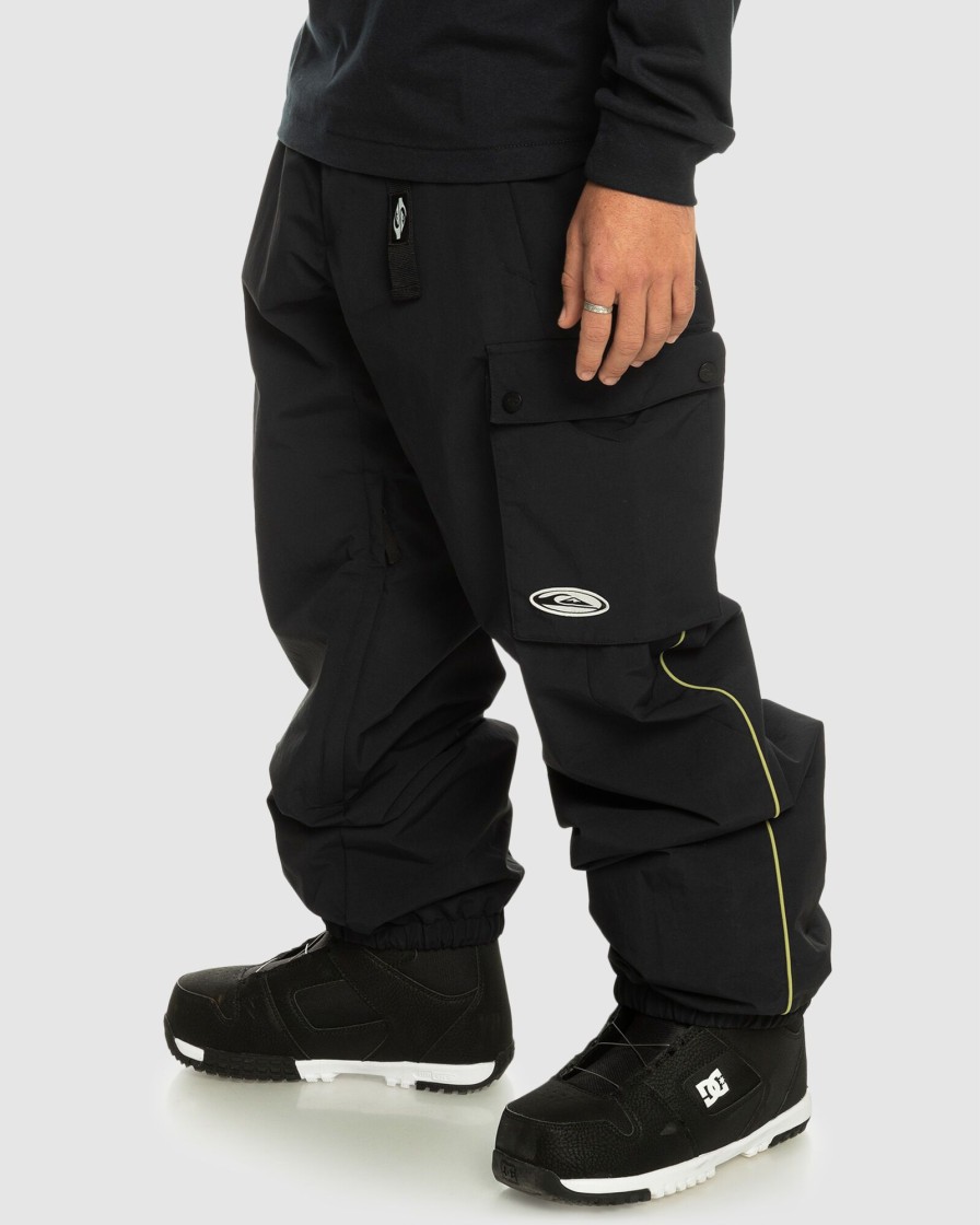 Men QUIKSILVER Pants | Mens Snow Down Cargo Technical Snow Pants