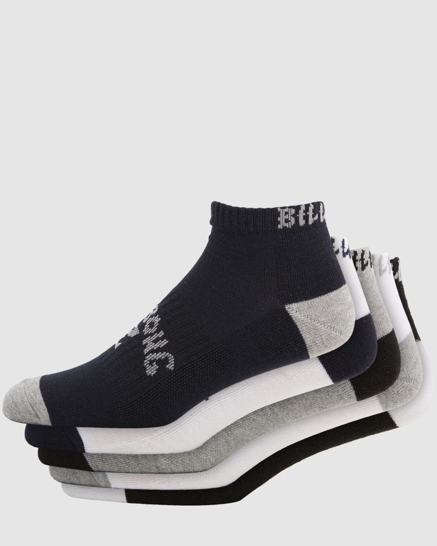 Youth BILLABONG Accessories | Boys Ankle Socks 5 Pack