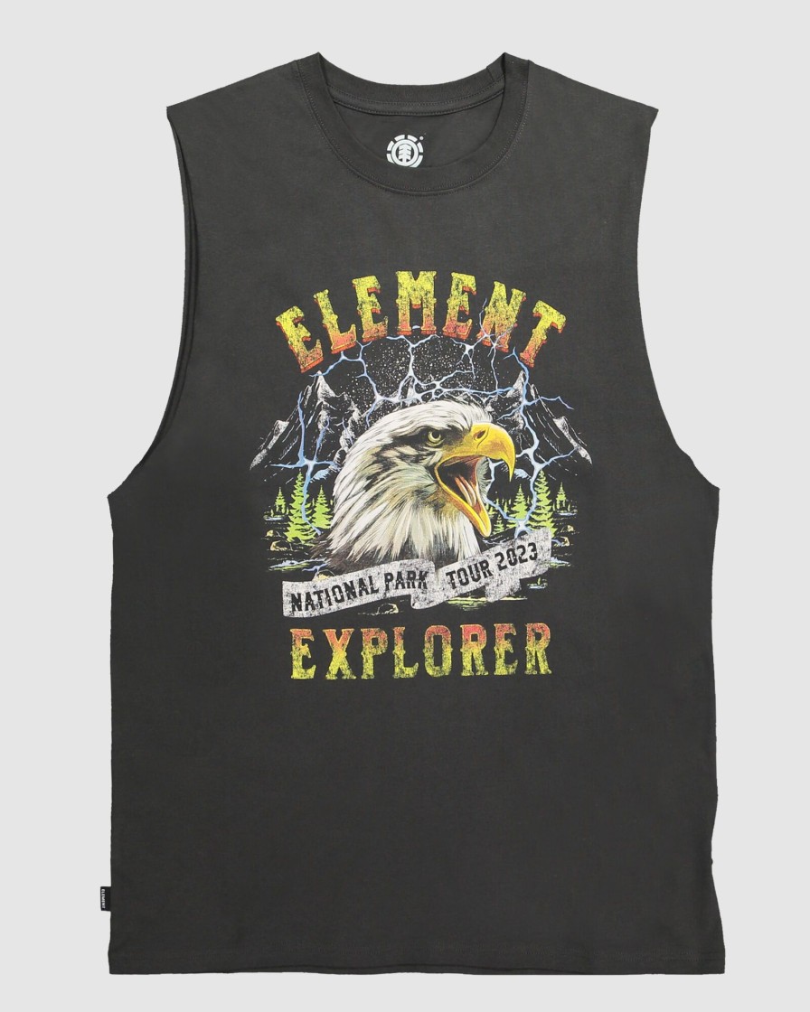 Men ELEMENT Singlets & Tanks | Heliaca Muscle T-Shirt