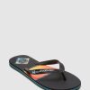 Men QUIKSILVER Thongs | Mens Molokai Word Flip-Flops