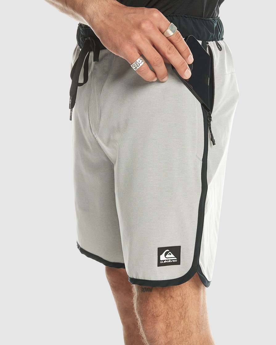 Men QUIKSILVER Boardshorts | Mens Omni Scallop 17" Amphibian Board Shorts