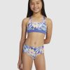 Youth ROXY Clothing | Girls 6-16 Funky Palm Crop Top Two-Piece Bikini Set