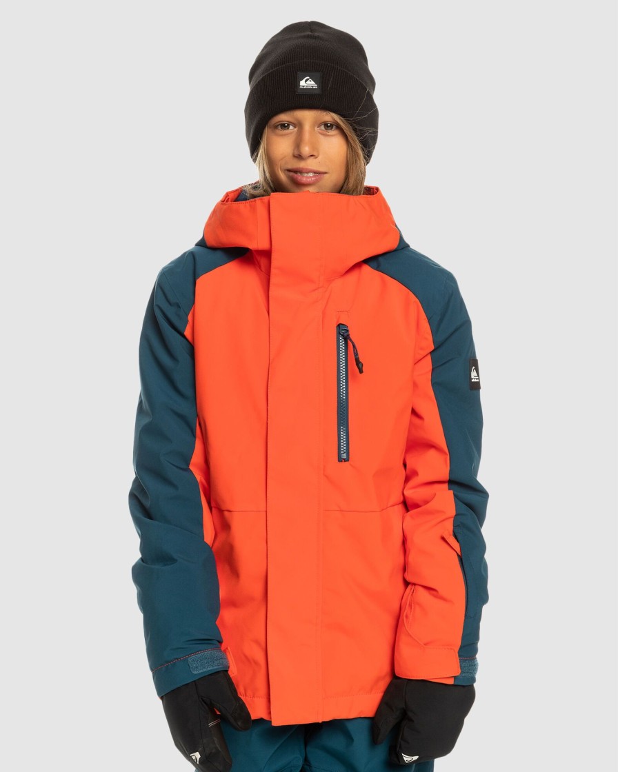 Youth QUIKSILVER Clothing | Boys 4-16 Mission Block Technical Snow Jacket