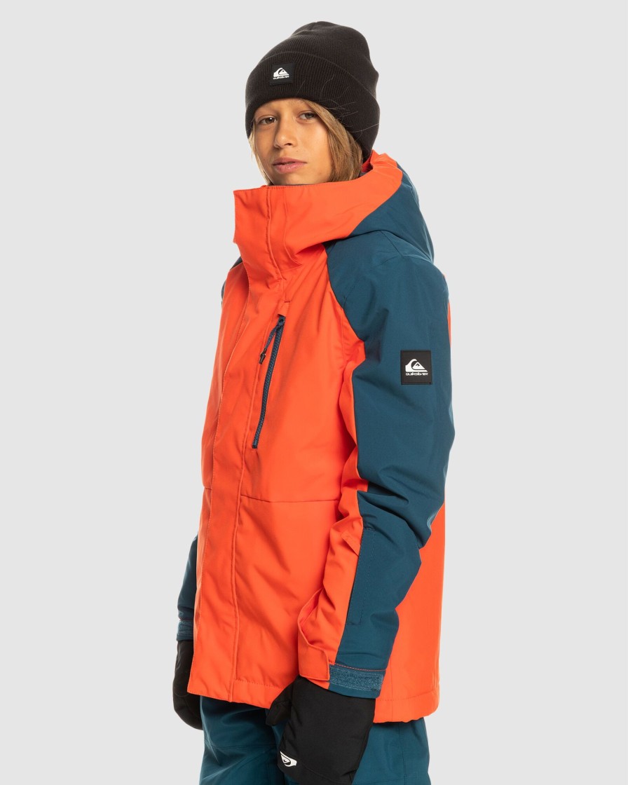 Youth QUIKSILVER Clothing | Boys 4-16 Mission Block Technical Snow Jacket