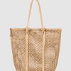 Women ROXY Bags | Womens Morning Sun Straw Beach Bag