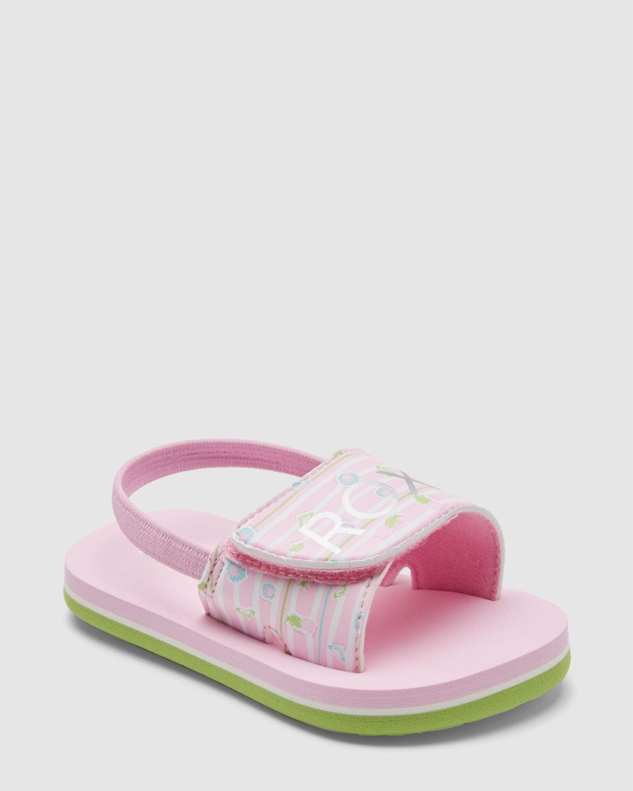 Youth ROXY Footwear | Toddlers Finny Slide Slider Sandals