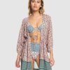 Women ROXY Overswim | Womens Feel Like Sunshine Beach Kimono