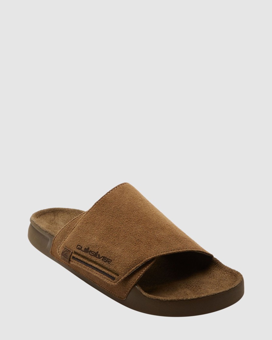 Men QUIKSILVER Slides | Rivi Suede