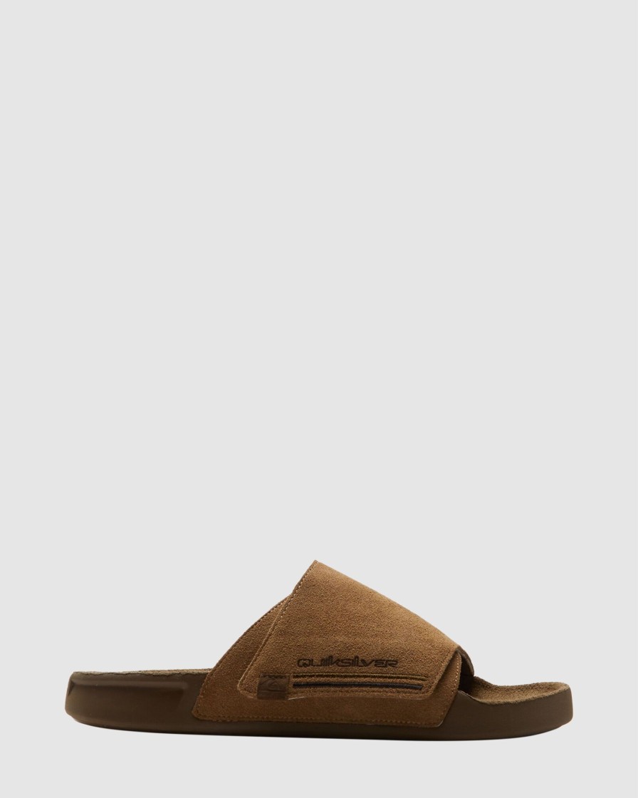 Men QUIKSILVER Slides | Rivi Suede