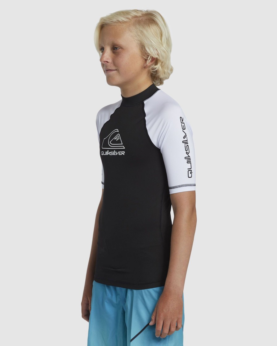 Youth QUIKSILVER Clothing | Boys 8-16 On Tour Short Sleeve Rash Vest