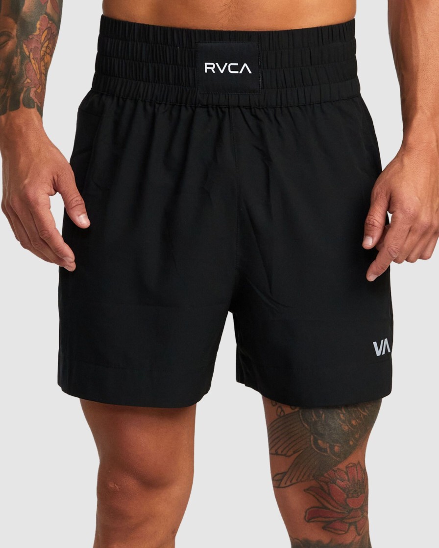 Men RVCA Shorts | Yogger Elastic Boxing Shorts 17"