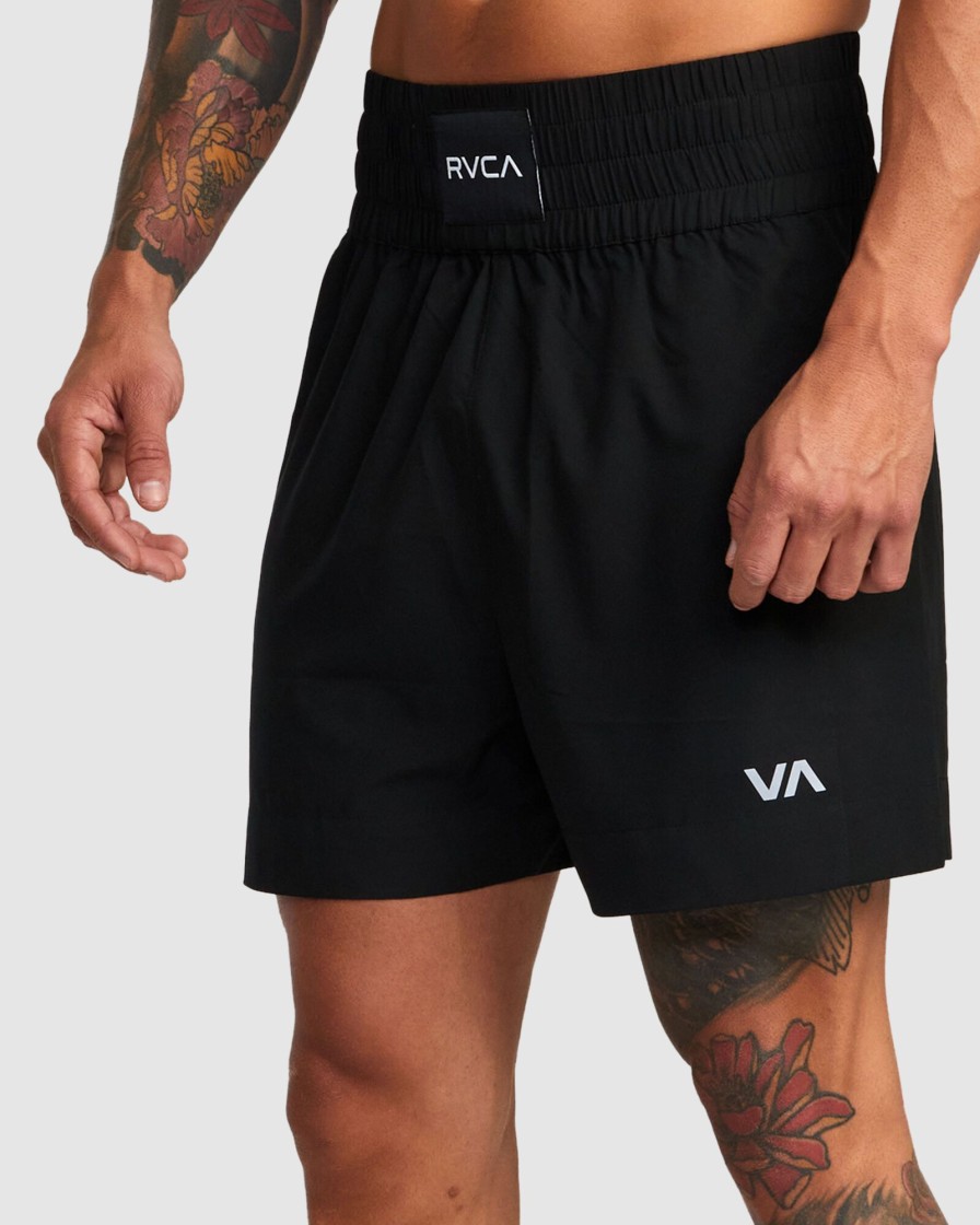 Men RVCA Shorts | Yogger Elastic Boxing Shorts 17"