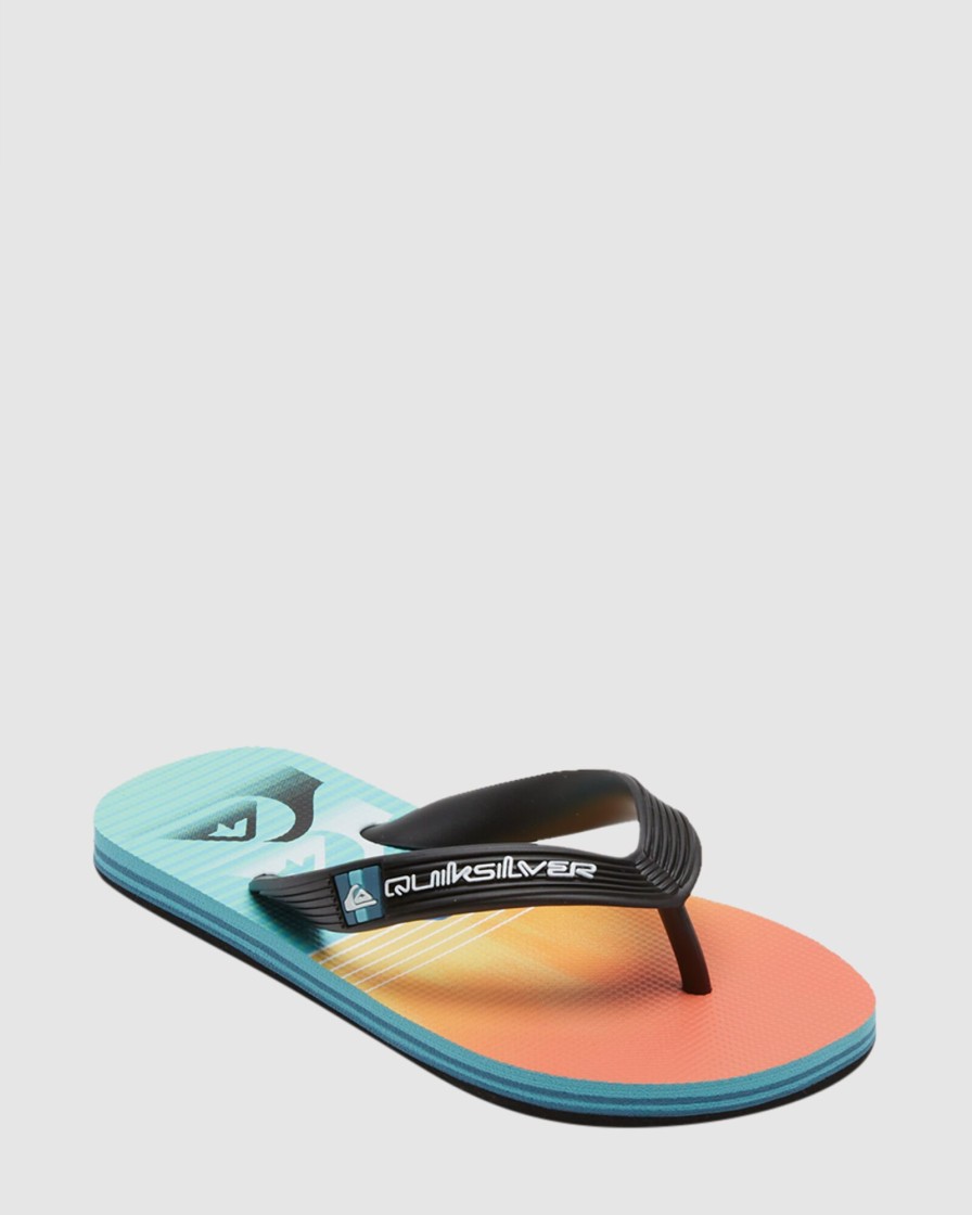 Youth QUIKSILVER Footwear | Boys Molokai Art Flip-Flops