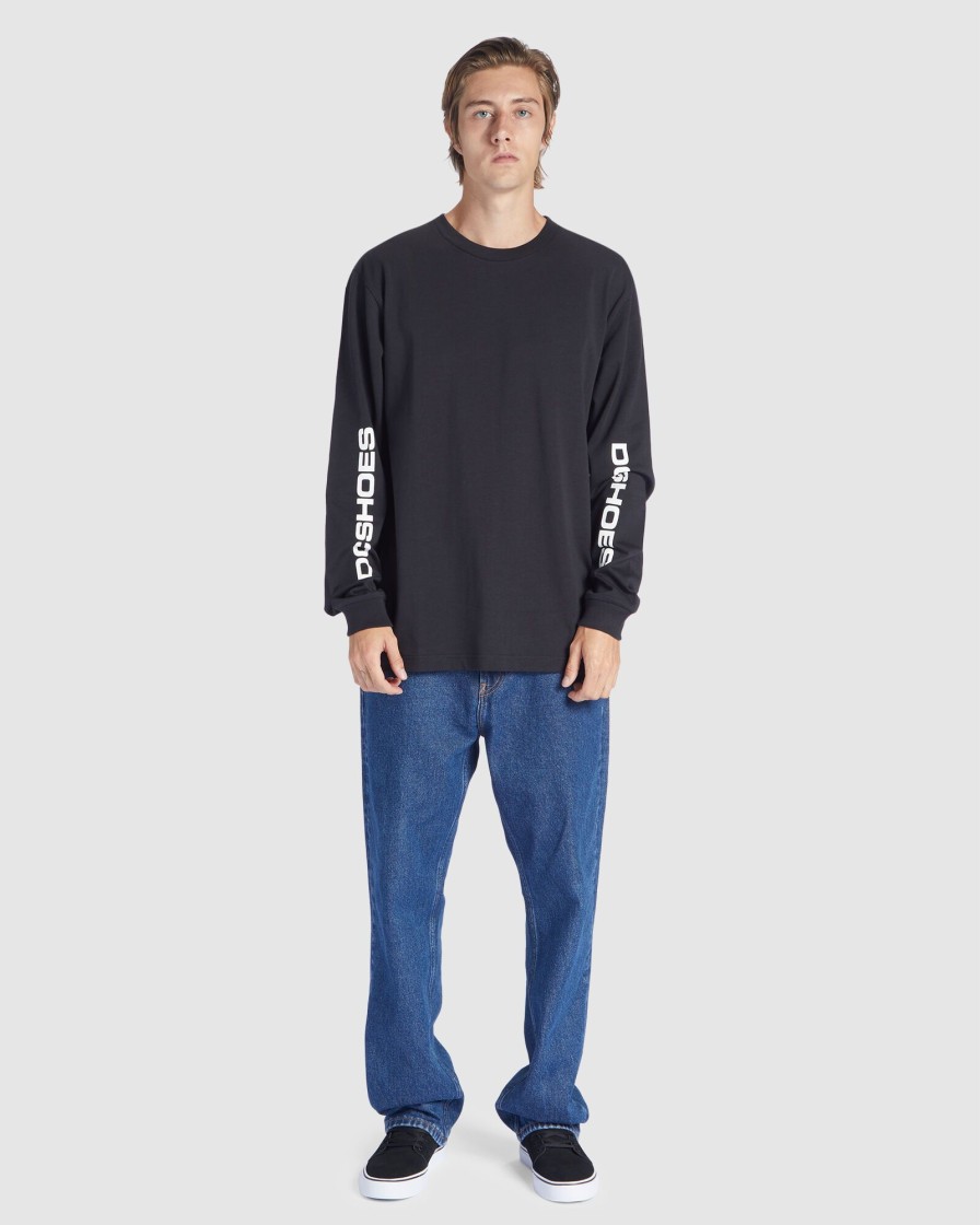 Men DC SHOES Knitwear | Kalis 25 Long Sleeve T-Shirt