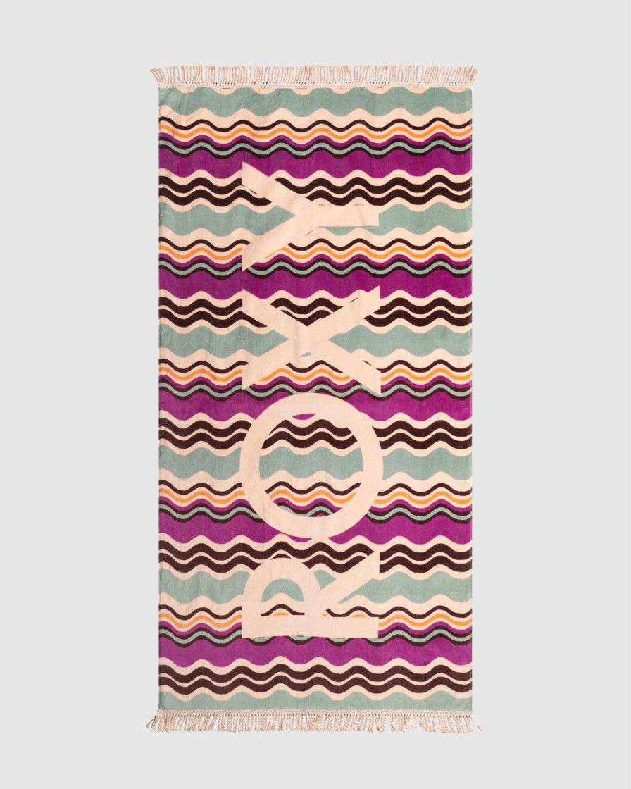 Women ROXY Towels | Womens New Fringes Beach Towel