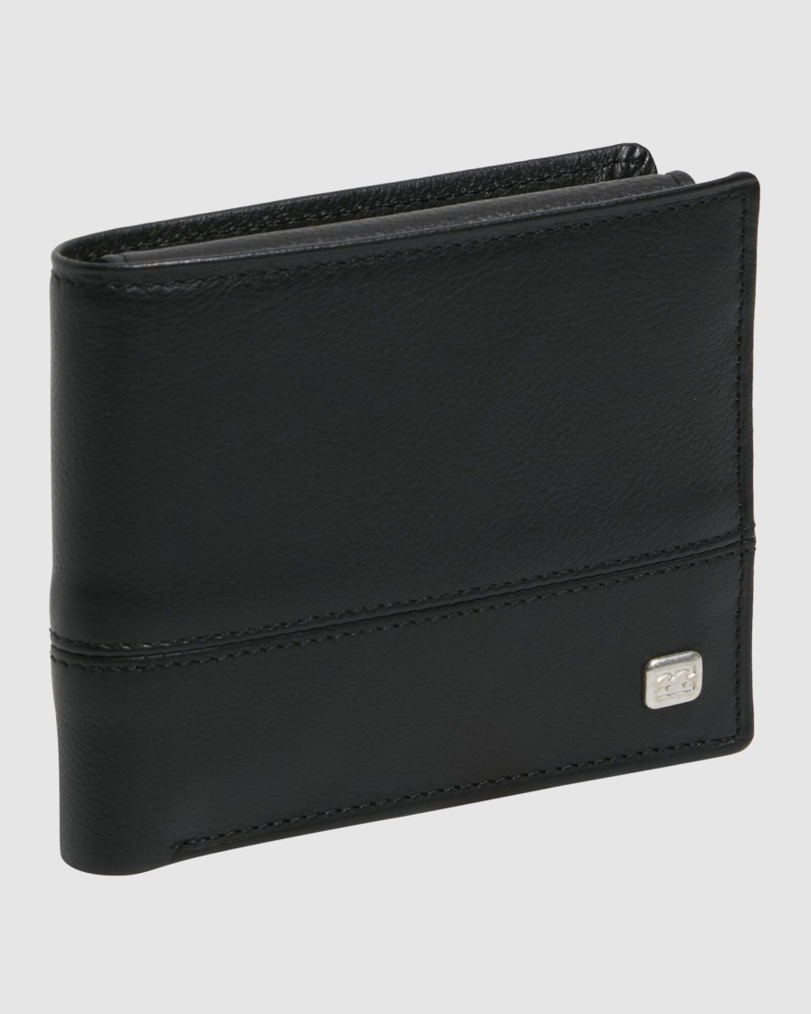 Men BILLABONG Wallets | Dimension 2 In 1 Leather Wallet