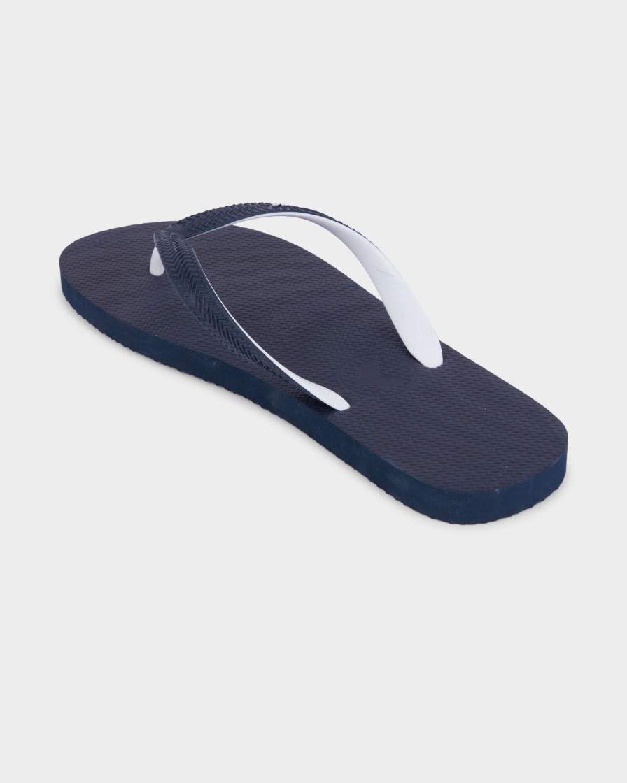 Men KUSTOM Thongs | Blend Base Navy Wht 2Fa