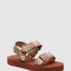 Women ROXY Slides | Womens Roxy Cage Sandals