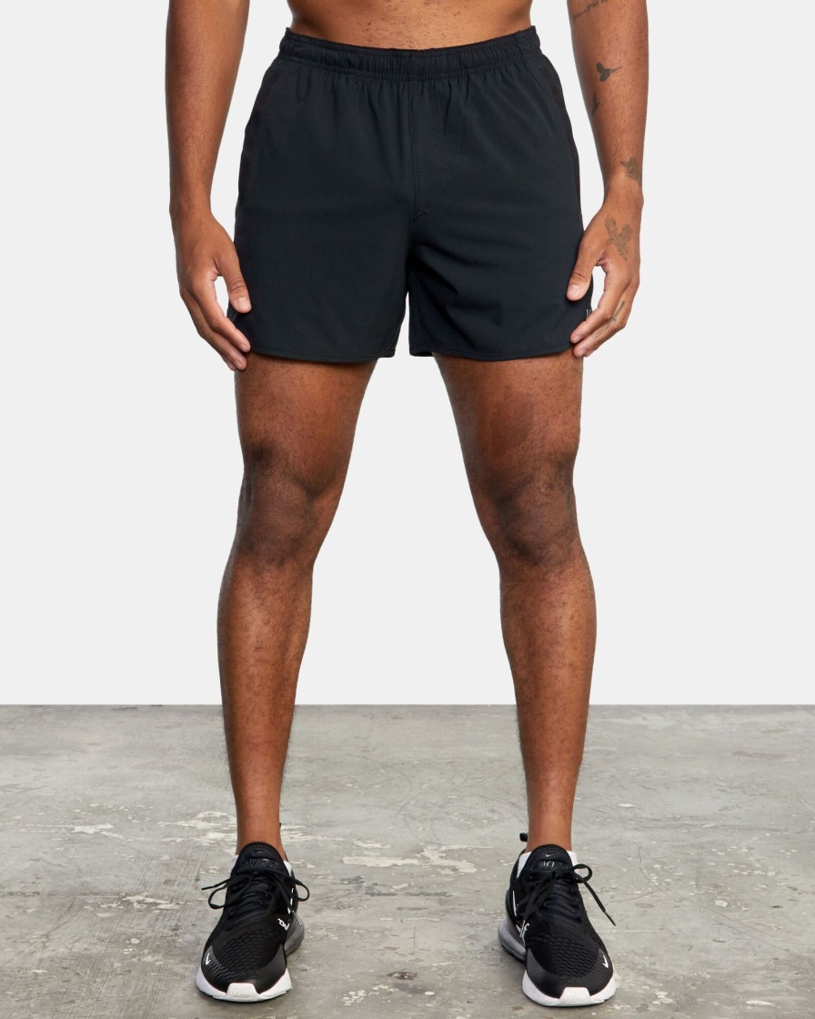 Men RVCA Shorts | Yogger Elastic Running Shorts 15"