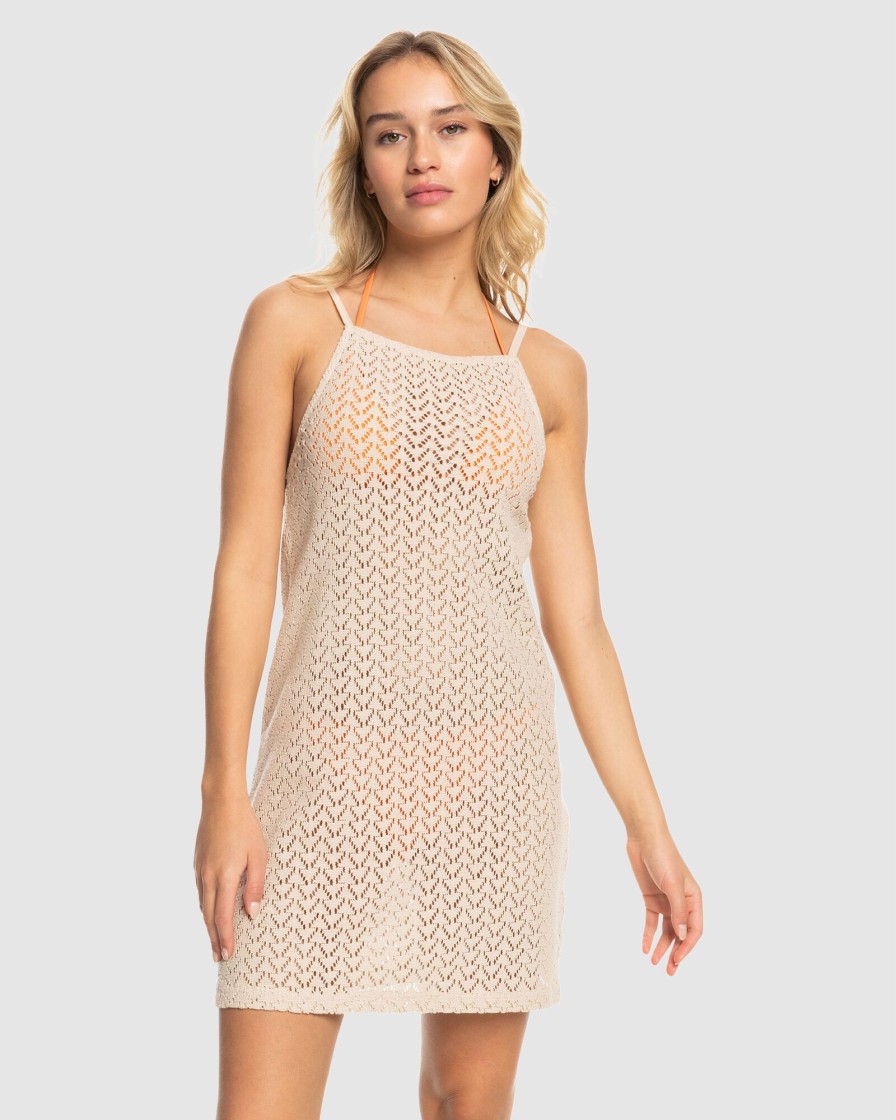 Women ROXY Overswim | Womens Love On The Weekend Beach Crochet Dress