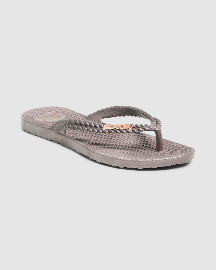 Women BILLABONG Thongs | Kick Back Thong Metallic