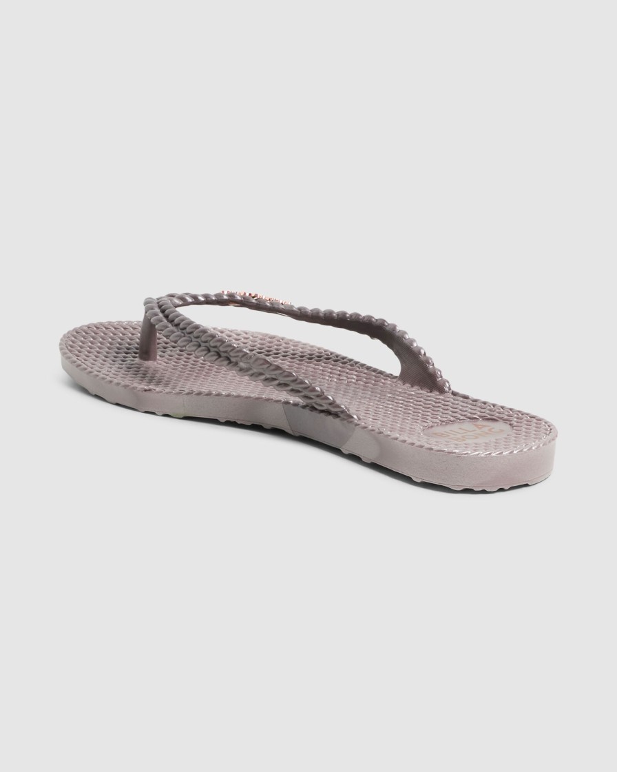 Women BILLABONG Thongs | Kick Back Thong Metallic