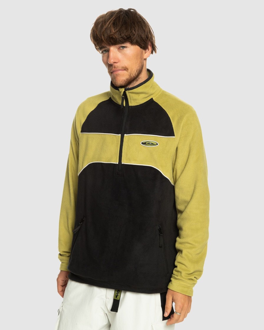 Men QUIKSILVER Jumpers & Hoodies | Mens Powder Chaser Technical Fleece