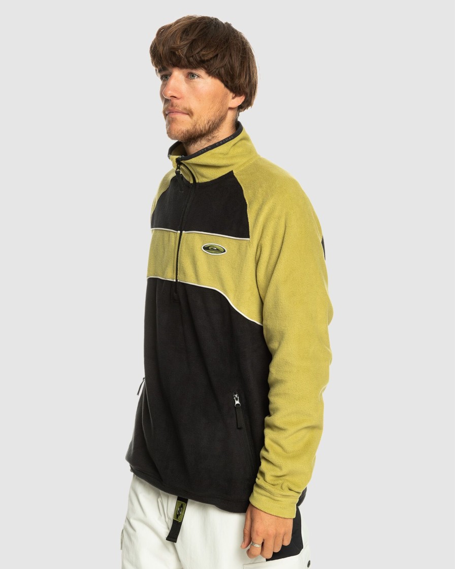 Men QUIKSILVER Jumpers & Hoodies | Mens Powder Chaser Technical Fleece