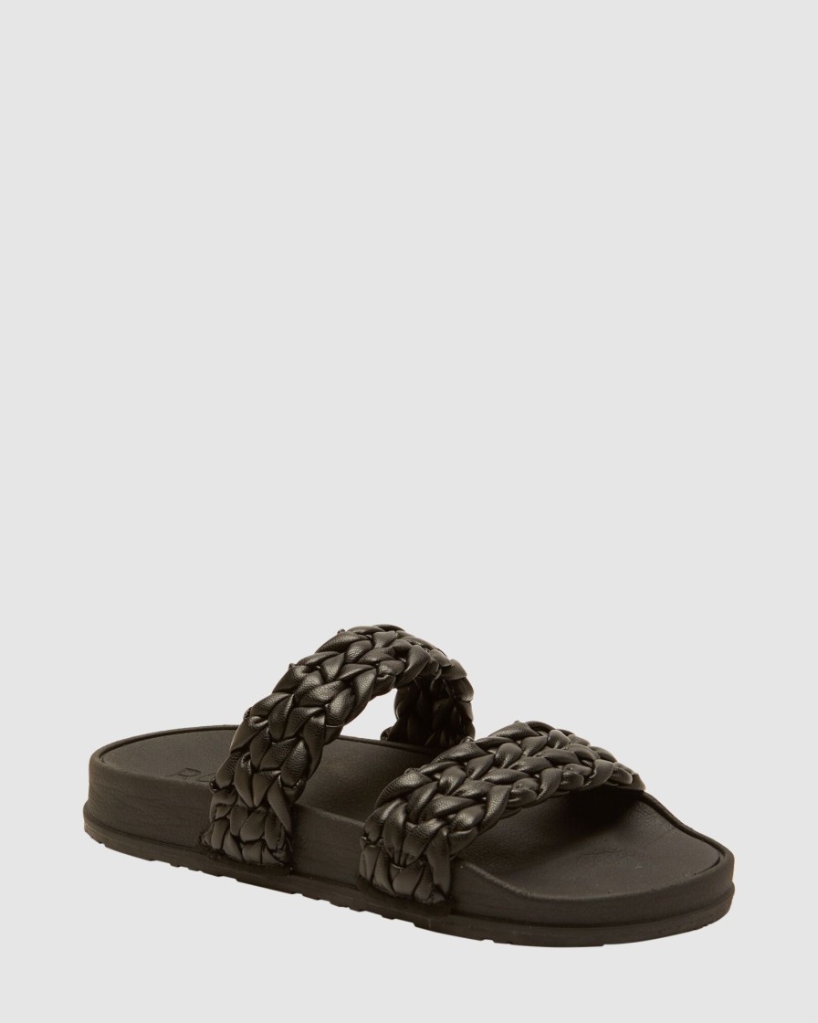 Women ROXY Slides | Slippy Braided Ii