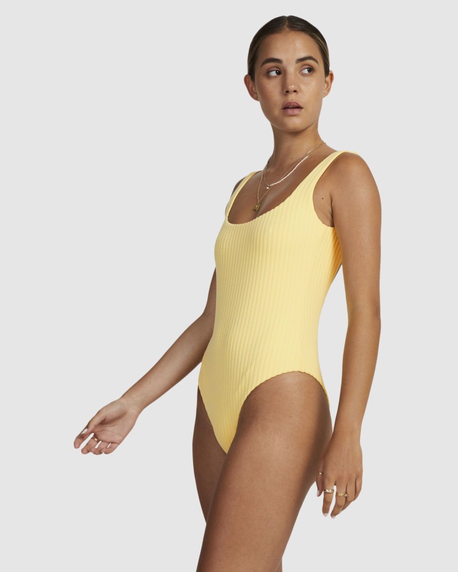 Women RVCA One Pieces | Tezzy Rib Scooped One Piece