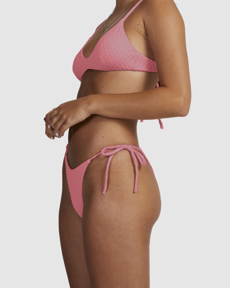 Women RVCA Bikini Bottoms | Lacey Medium Tie Side Bikini Bottom