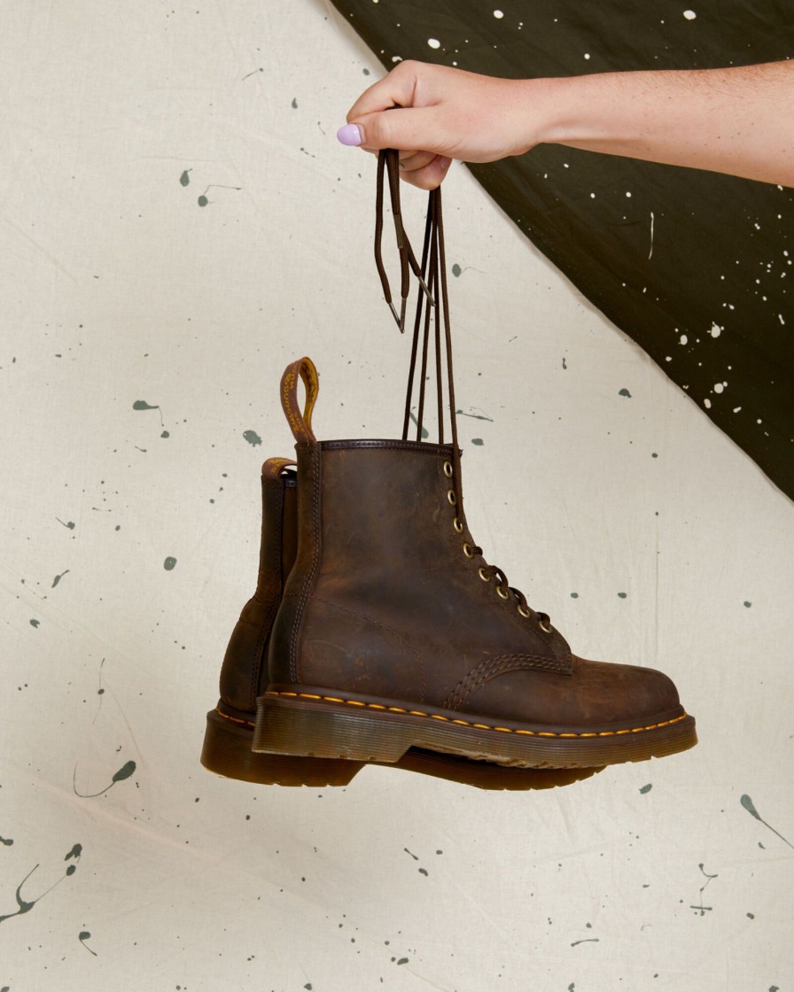 Men DR MARTENS Boots | 1460 8 Up Gaucho Crazy Horse