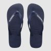 Men HAVAIANAS Thongs | Rubber Logo Navy Blue/Navy Blu