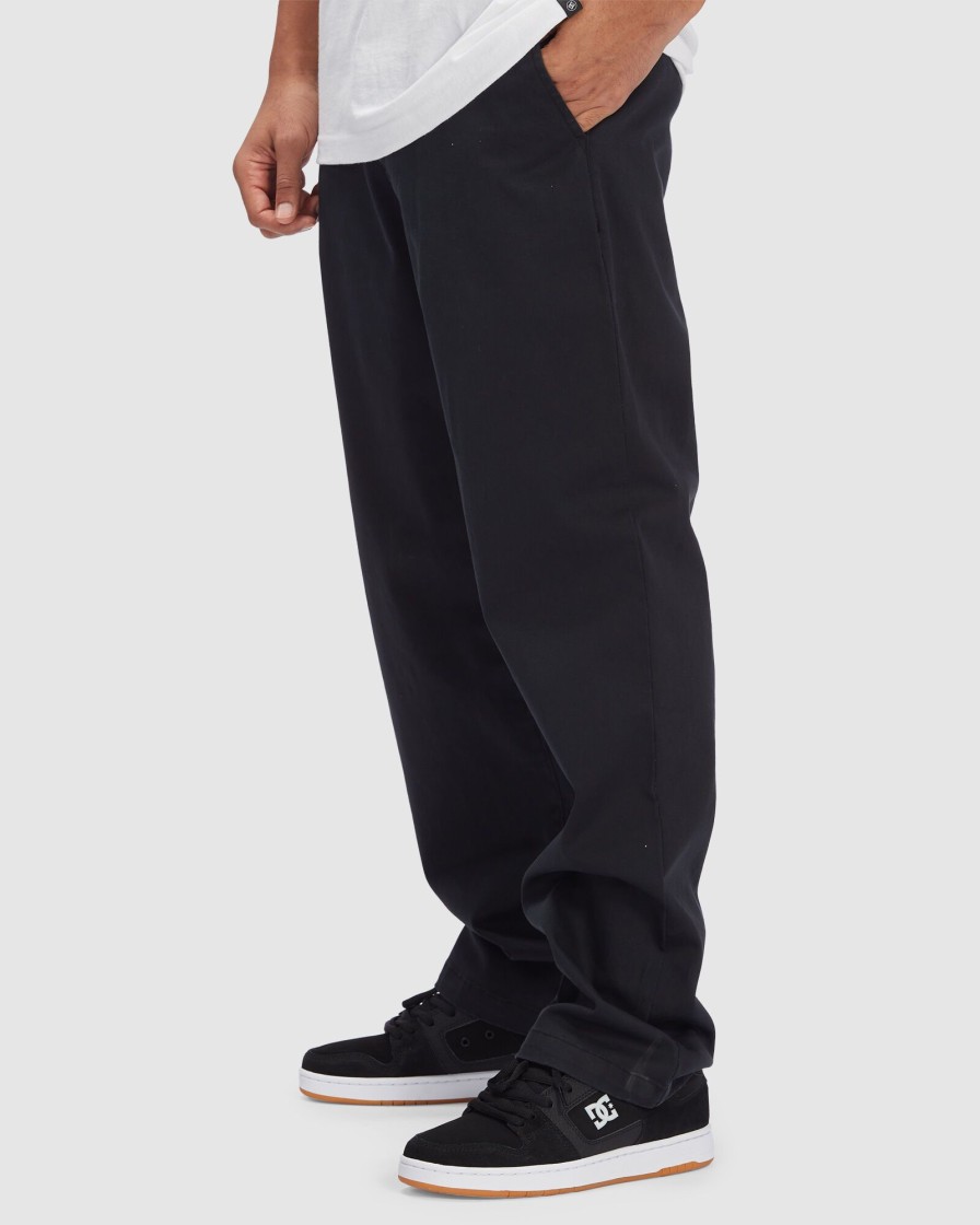 Men DC SHOES Pants | Men'S Worker Relaxed Fit Chino Pants