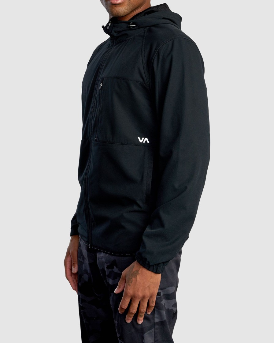 Men RVCA Jackets | Yogger Zip-Up Hooded Jacket Ii