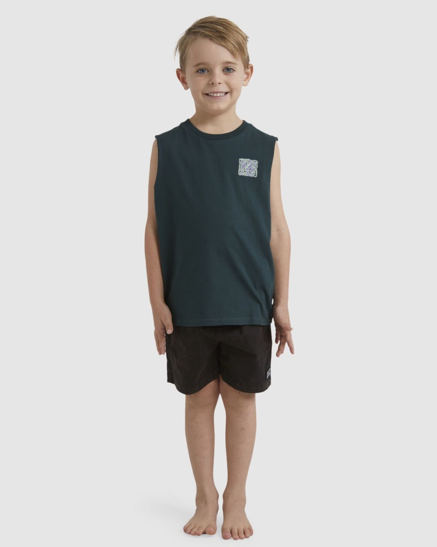 Youth BILLABONG Clothing | Boys 0-7 Crayon Wave T-Shirt