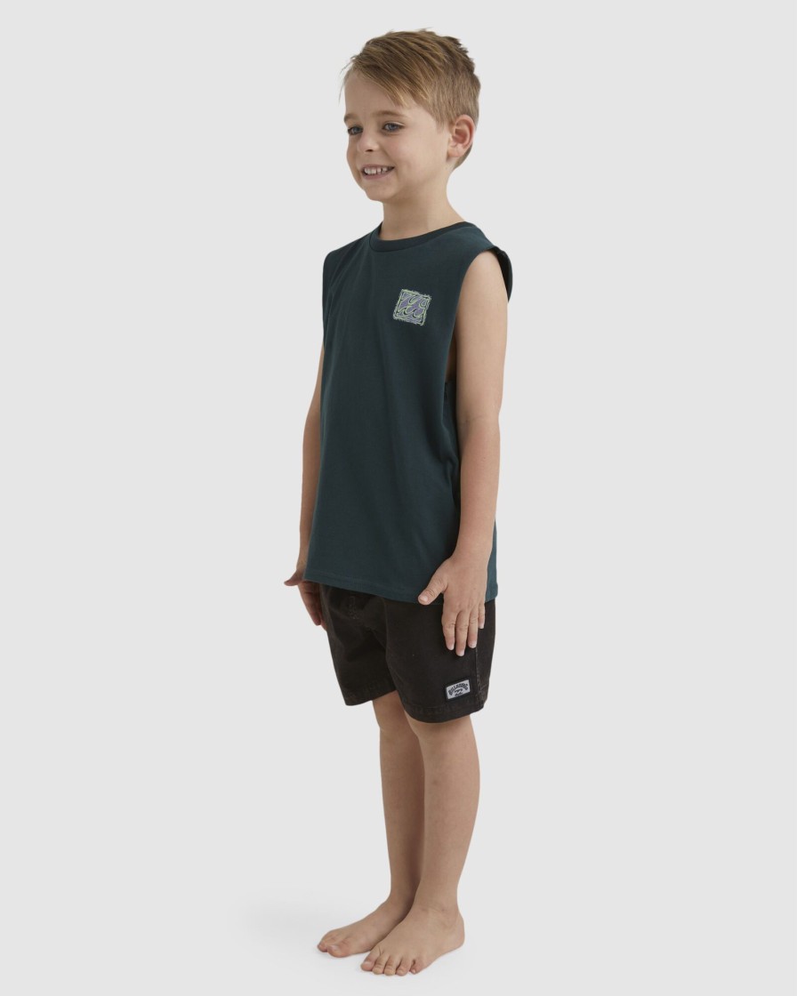 Youth BILLABONG Clothing | Boys 0-7 Crayon Wave T-Shirt