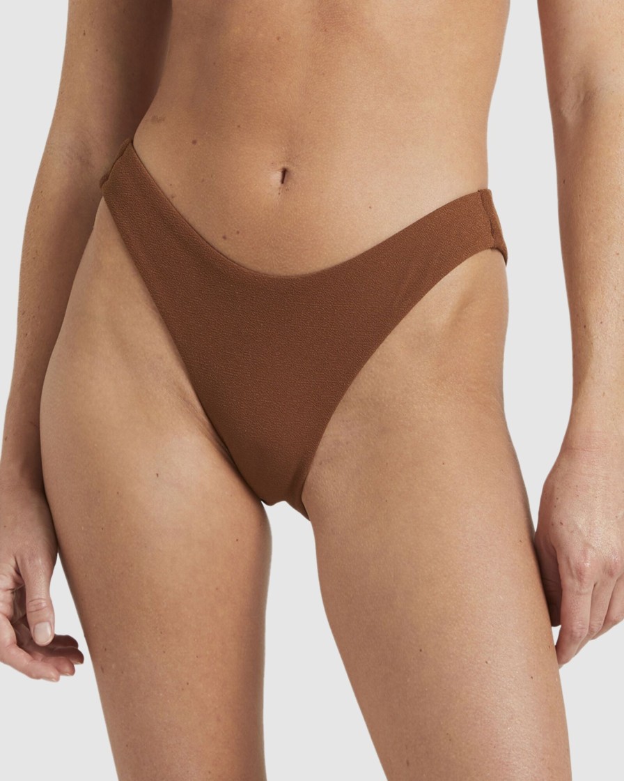 Women ROXY Bikini Bottoms | Palm Shadow Hl Cheeky