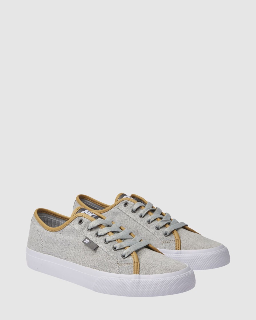 Men DC SHOES Sneakers | Men'S Manual Canvas Se Abaca Shoes