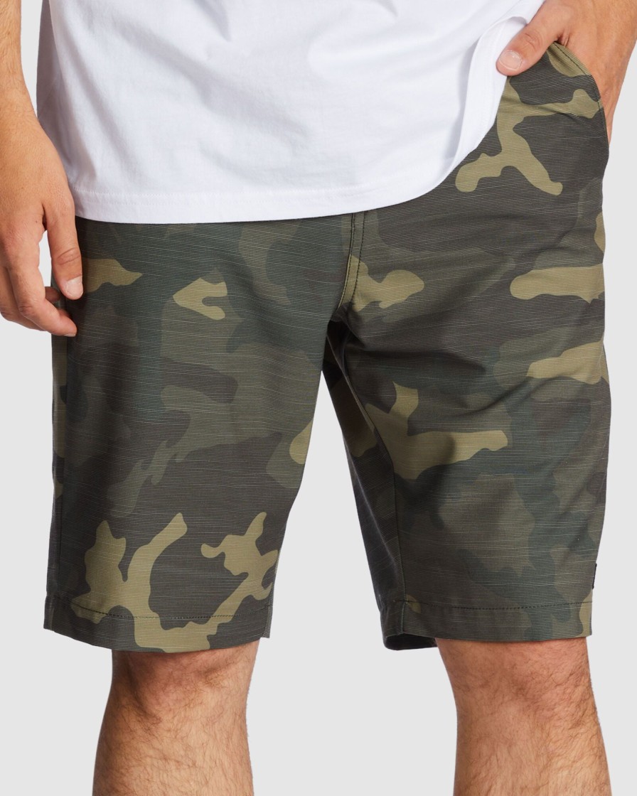 Men BILLABONG Shorts | Crossfire Slub Submersible Shorts 21"