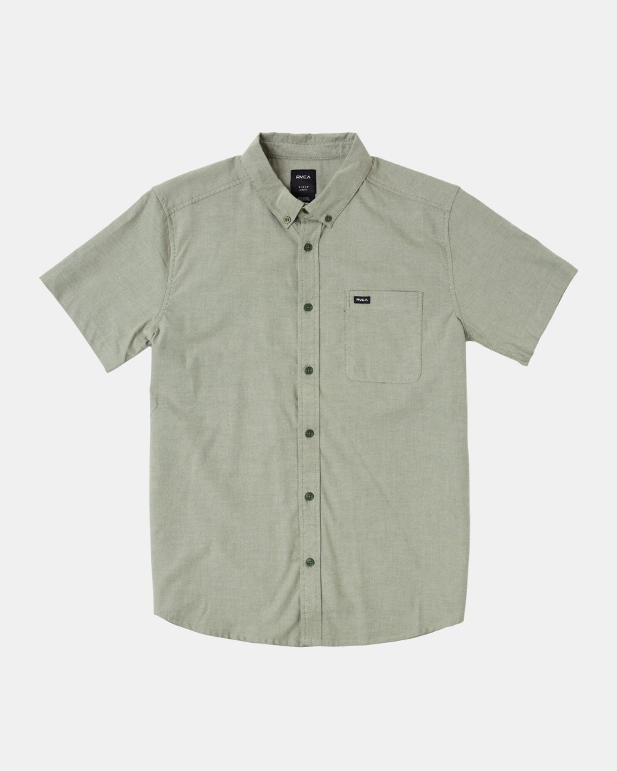 Men RVCA Shirts | Thatll Do Stretch Short Sleeve Shirt