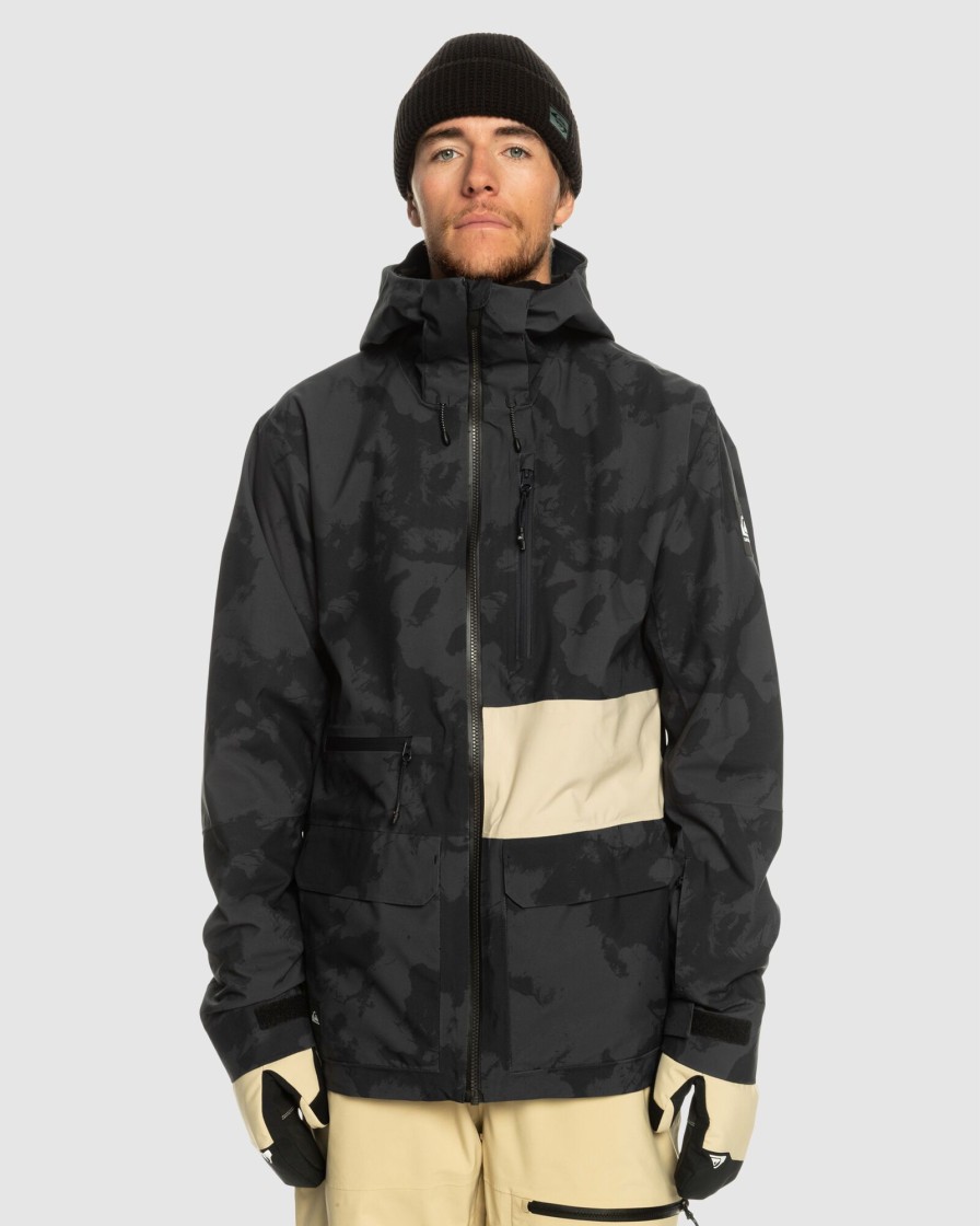 Men QUIKSILVER Jackets | Mens Sammy Carlson Stretch Quest Technical Snow Jacket