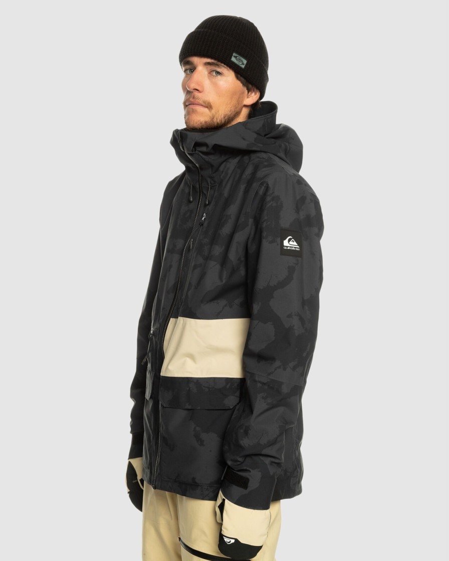 Men QUIKSILVER Jackets | Mens Sammy Carlson Stretch Quest Technical Snow Jacket