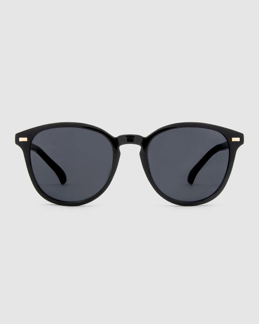 Women CARVE Sunglasses | Oslo Gloss Black Dark Grey Len