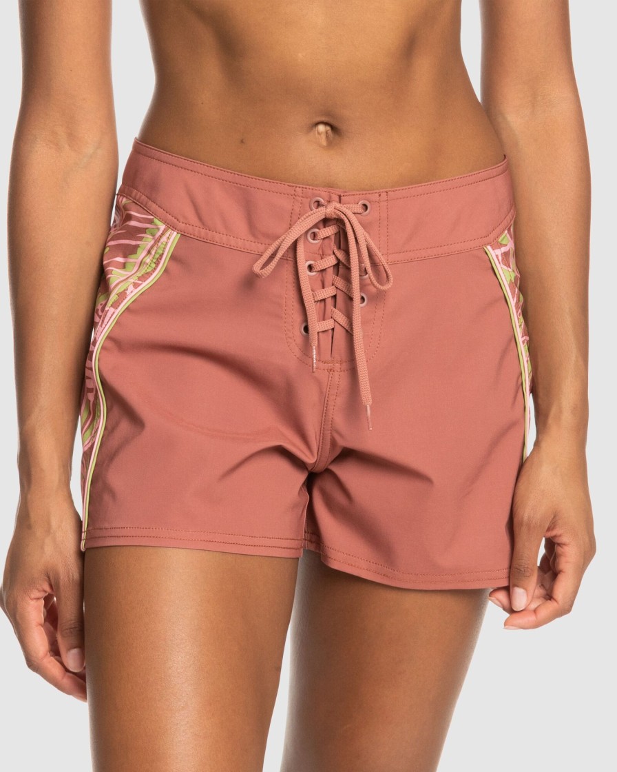 Women ROXY Overswim | Womens Roxy Pro The 93 Win Board Shorts