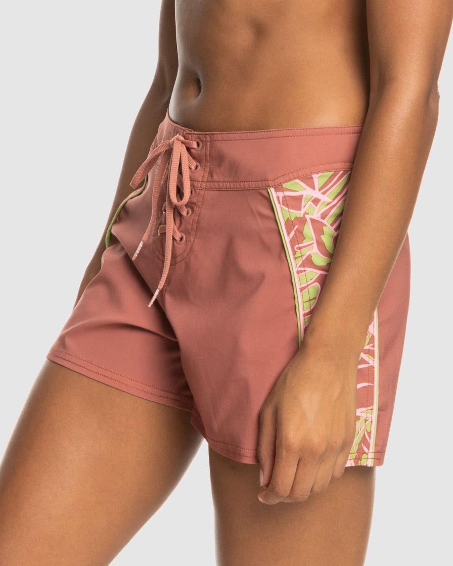 Women ROXY Overswim | Womens Roxy Pro The 93 Win Board Shorts