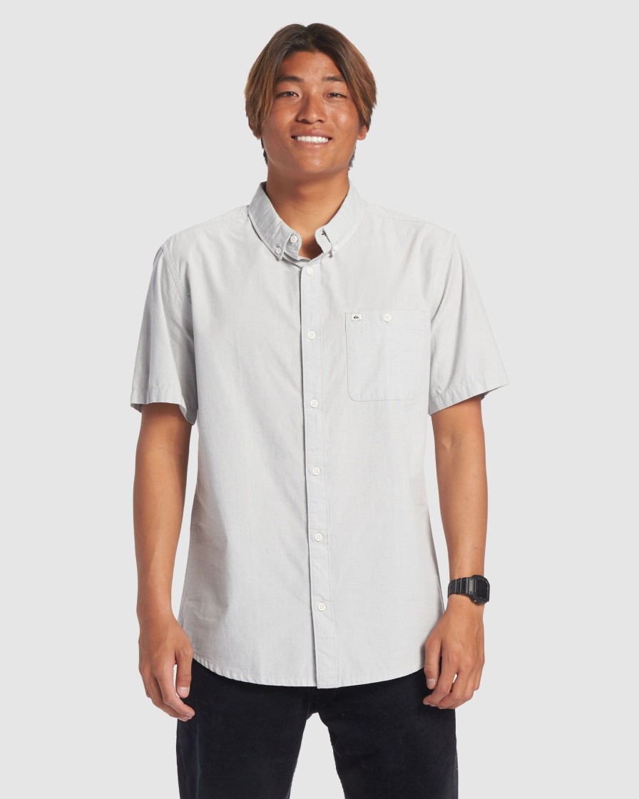 Men QUIKSILVER Shirts | Mens Winfall Short Sleeve Shirt