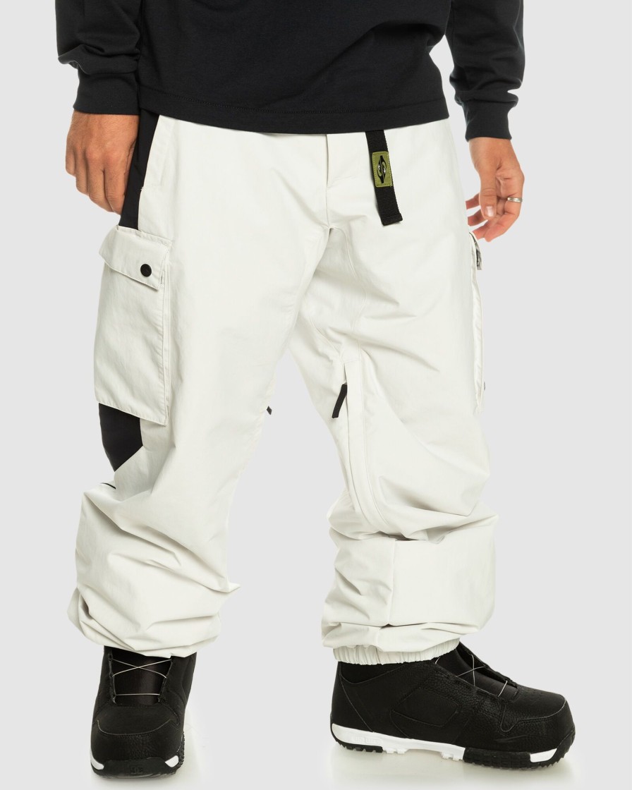 Men QUIKSILVER Pants | Mens Snow Down Cargo Technical Snow Pants