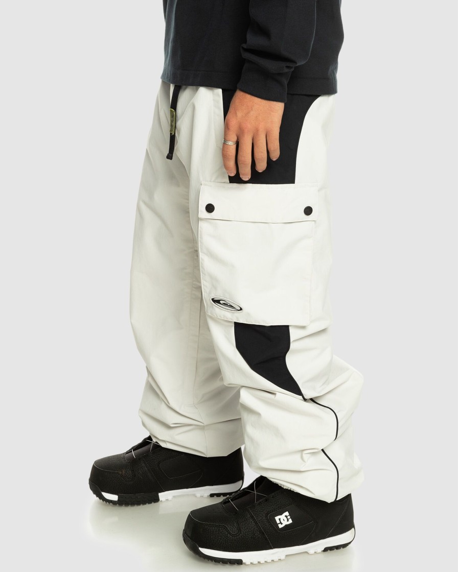 Men QUIKSILVER Pants | Mens Snow Down Cargo Technical Snow Pants