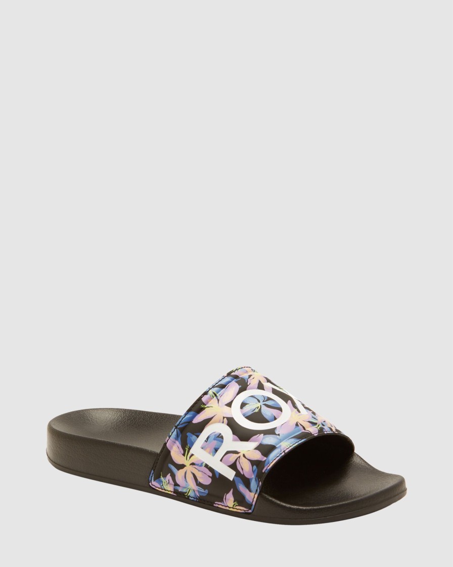 Women ROXY Slides | Womens Slippy Slider Sandals